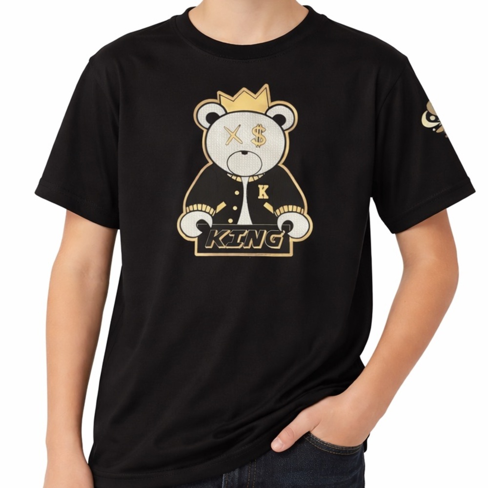 'King' Bear Graphic Tee